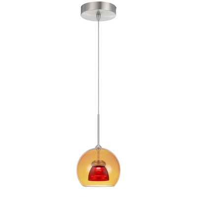 Lamanna 1 - Light Silver LED Single Pendant
