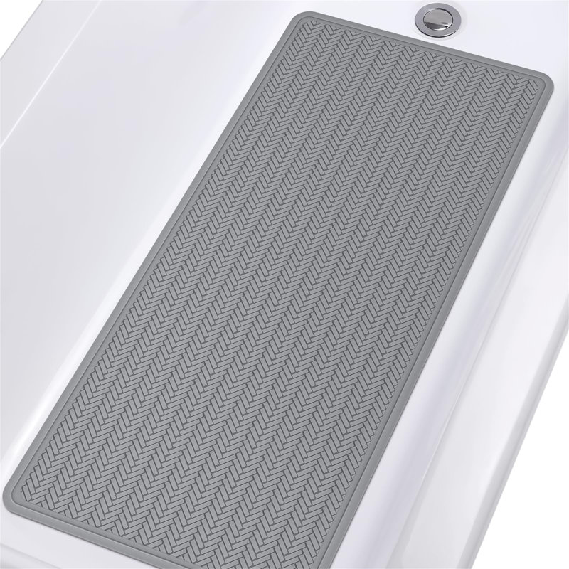 Graeme Plastic / Acrylic Non-Slip Shower Mat, Dark Grey