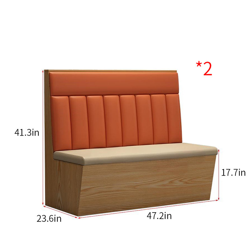 Banc rembourré en similicuir