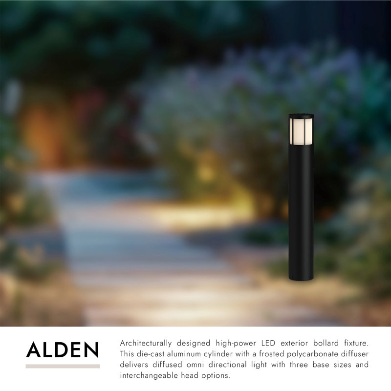Alden LED Bollard Light, 41.38" H x 6.38" W x 6.38" D