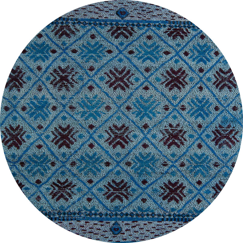 Tapis abstrait moderne 5176, Rond 5 pi