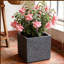 Grand grand pot de fleurs d'intérieur pour l'extérieur, 16,9 po + 14,37 po + 11,6 po + 9,25 po, ensemble de 4 pots de fleurs en oxyde de magnésium