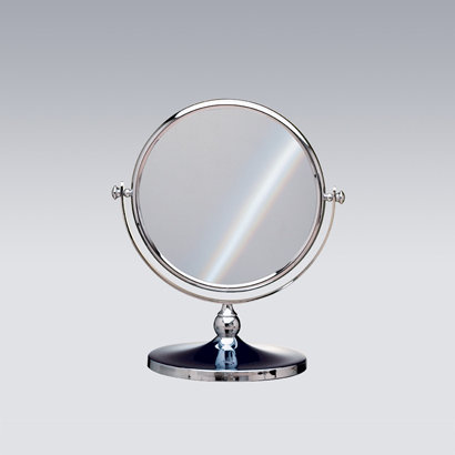 Miroir grossissant double face, Chrome