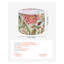 Ensemble de 2 abat-jours cylindriques de taille moyenne - Abat-jour de rechange pour lampe de table en lin floral