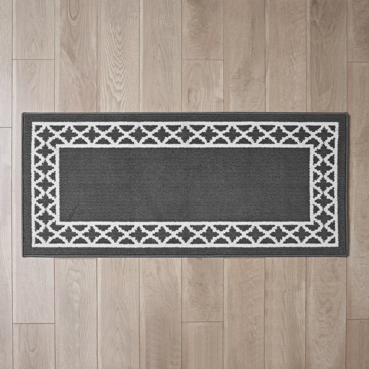 Nautica Collin Border Machine Washable All Loop Tufted Rugs 1-Piece
