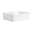 Ceramic Rectangular Above Counter White Bathroom Sink Art Basin