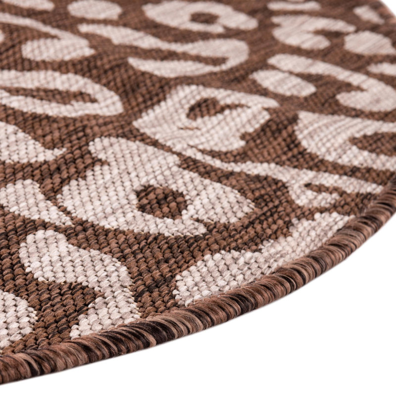 Animal Print Indoor / Outdoor Rug, Round 13'