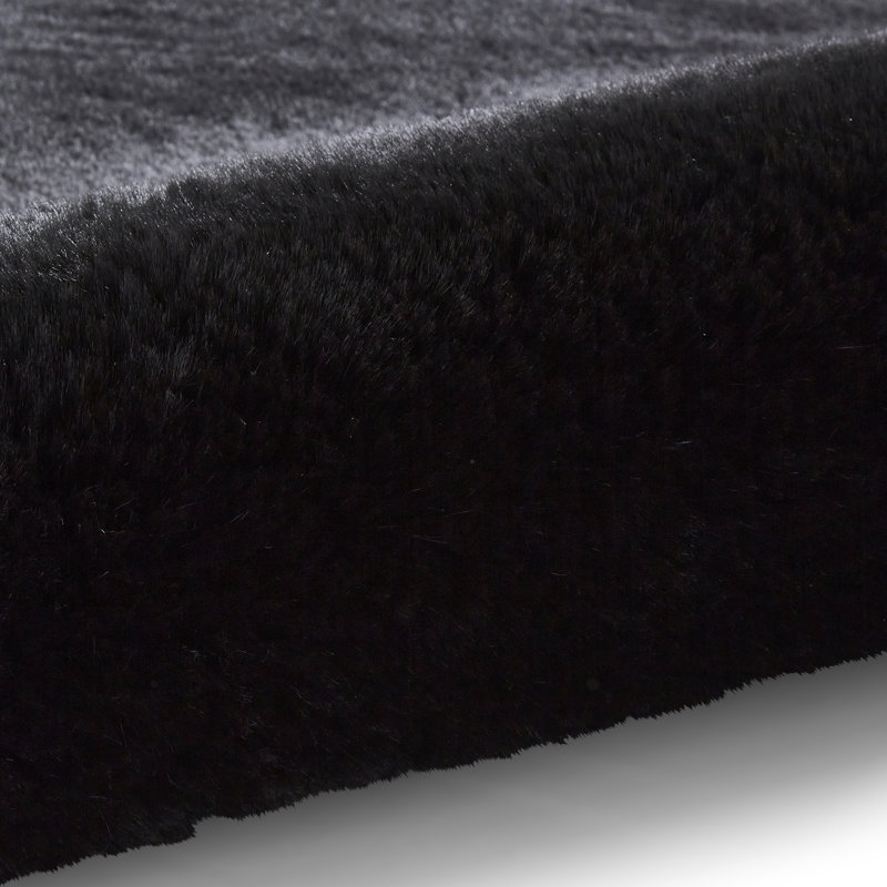 Tamay area rug Table Tufted Rectangle Black, Rectangle 60cm x 120cm