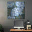 «Blue Hydrangeas I» par Tim O'Toole, art mural en métal-1459244698