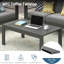 Table basse d'extérieur 43 po en aluminium toutes saisons-23782735