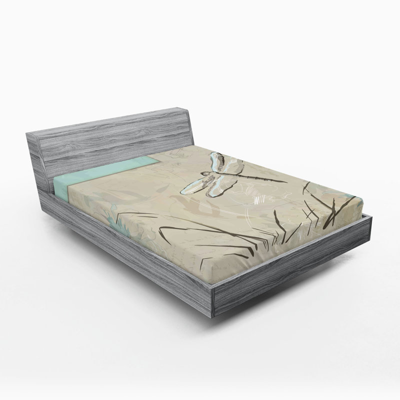 Ensemble de 2 drap-housse Ambesonne, California King Fitted Sheet
