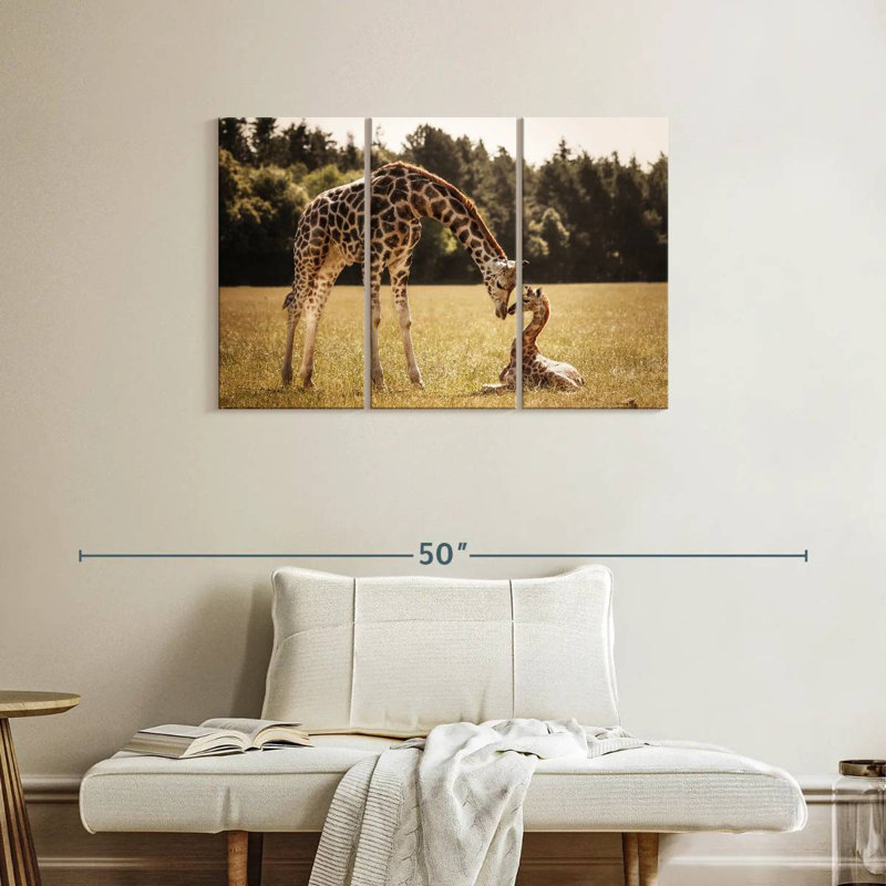 Girafes aimantes, H 24 po x l 38 po