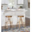 Lindzie Swivel Adjustable Height Counter Stool-827945791