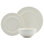 Ivory Dinnerware Tabletops Gallery 12PC Round Set- Embossed