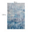 Tapis en faux cachemire dégradé bleu dégradé-1454455282
