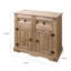 Alexandrea Wide Pine Solid Wood Sideboard-124324256