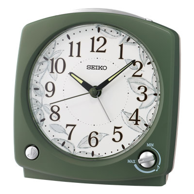 QHP012MLH Modern Alarm Clock, Green