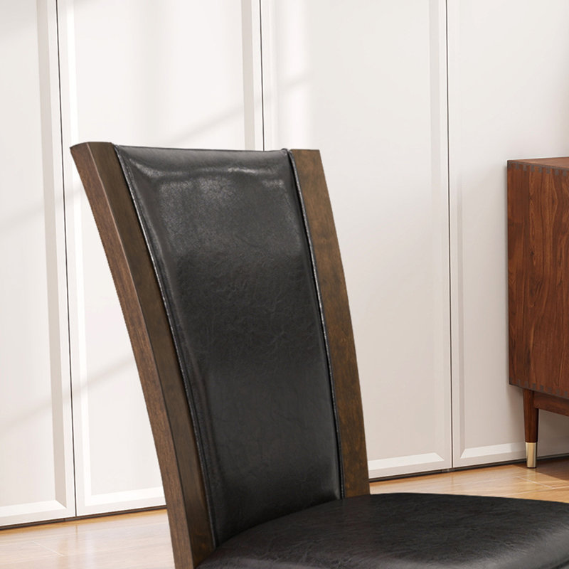 Ensemble de table de salle à manger 6 pièces avec banc et chaises (ensemble de 6), Brun, Noyer foncé, Noyer foncé