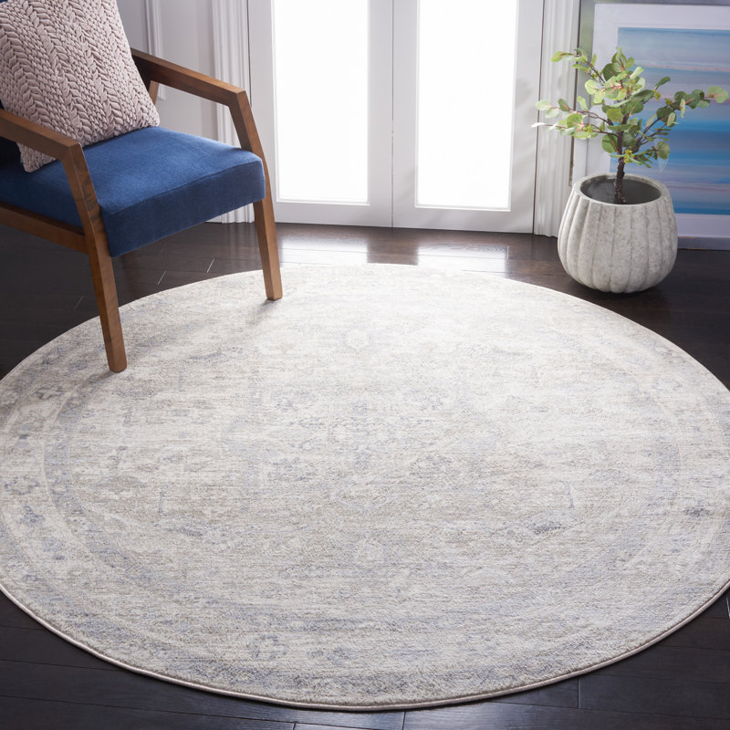 Oriental Area Rug, Round 201 cm
