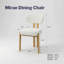 Chaises de salle à manger Aykah Mirae, chaises de cuisine modernes en tissu, chaises de salle à manger de style champêtre avec pieds en métal-135926709-135928036