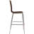 Bushwick Series Eucalyptus Solid Wood Counter Stool with Steel Frame-87114719