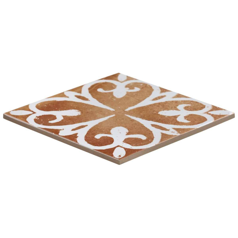 Angela Harris Mediterra 8x8 Matte Terracotta Porcelain Tile
