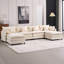 Canapé modulaire confortable en chenille avec structure en fer durable et assemblage facile-1080206668
