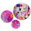 «Pink Cubism Unleashed - Cubism», ensemble de reproductions d'art en métal