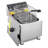 WeChef Commercial Electric Deep Fryer 12L 1800W Single Removable Basket Stainless Steel Fast Heat Up Electric Countertop Fryer for Commercial Restaurant Use