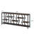 70.9 Inches Industrial Console Table With 4 Tier Wood Shelves For Narrow Entryways And Hallways, Rustic Style