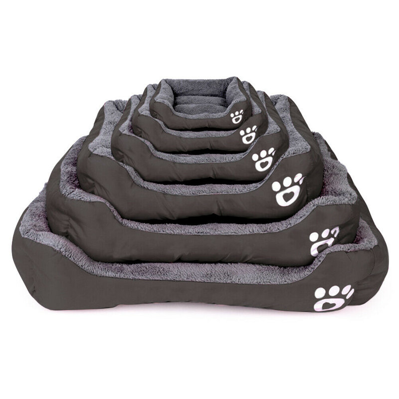 Lit pour chien Goncalves, Café / gris, Petit (l 22,8 po x P 17,7 po x H 3 po)