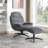 Hearl Swivel Lounge Chair With Ottoman-1319403116