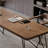 Simple Solid Wood Pine Iron Rectangle Desk