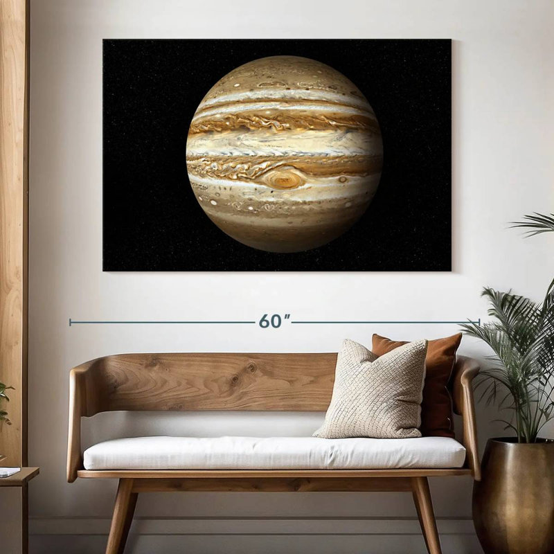 Oberle Jupiter Planet, 34" H x 51" W