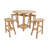 4 - Person Patio Dining Set with Round Table , Sunbrella® Cushions Included