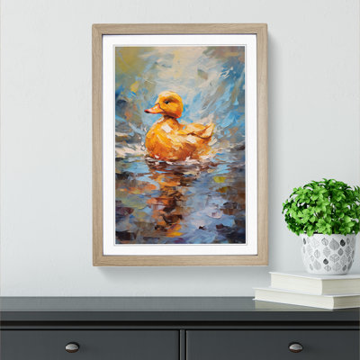 Duck Impressionism No.3 - Framed Print