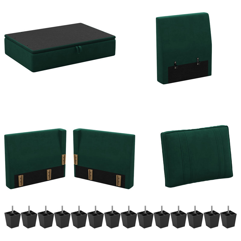 Partie C Module du canapé modulaire, Vert