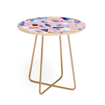 Ninola Solid Wood Top End Table