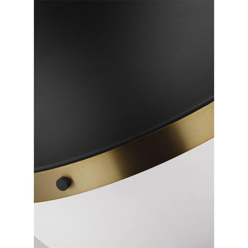 Geoffrey 1 - Light Unique/Statement Pendant, Midnight Black, No , 18" H x 13.25" W x 13.25" D