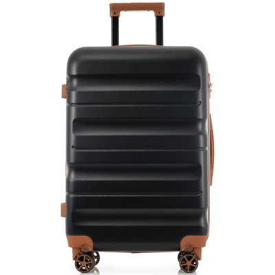 Ensemble 6 pièces de valises rigides en ABS - Valises légères et durables avec deux roues pivotantes, tailles de bagage à main et pour bagages