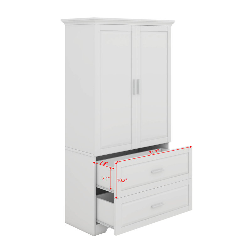 Grande armoire de rangement pour salle de bain avec tablette réglable, deux portes et tiroirs