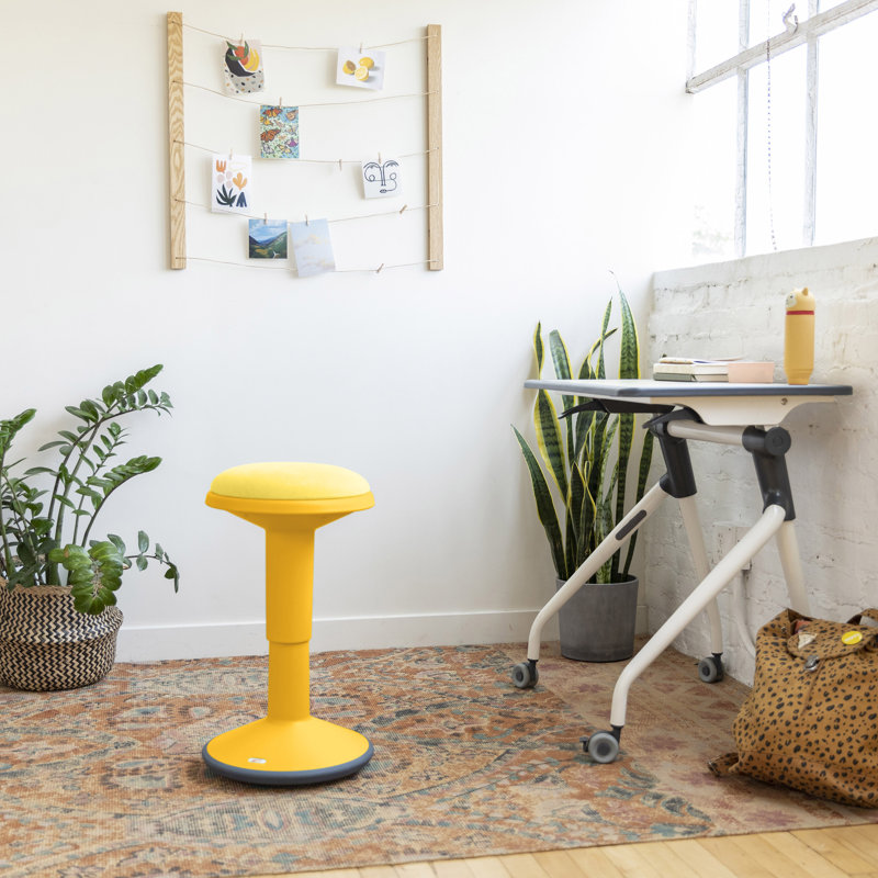 Tabouret ECR4Kids Sitwell, Jaune