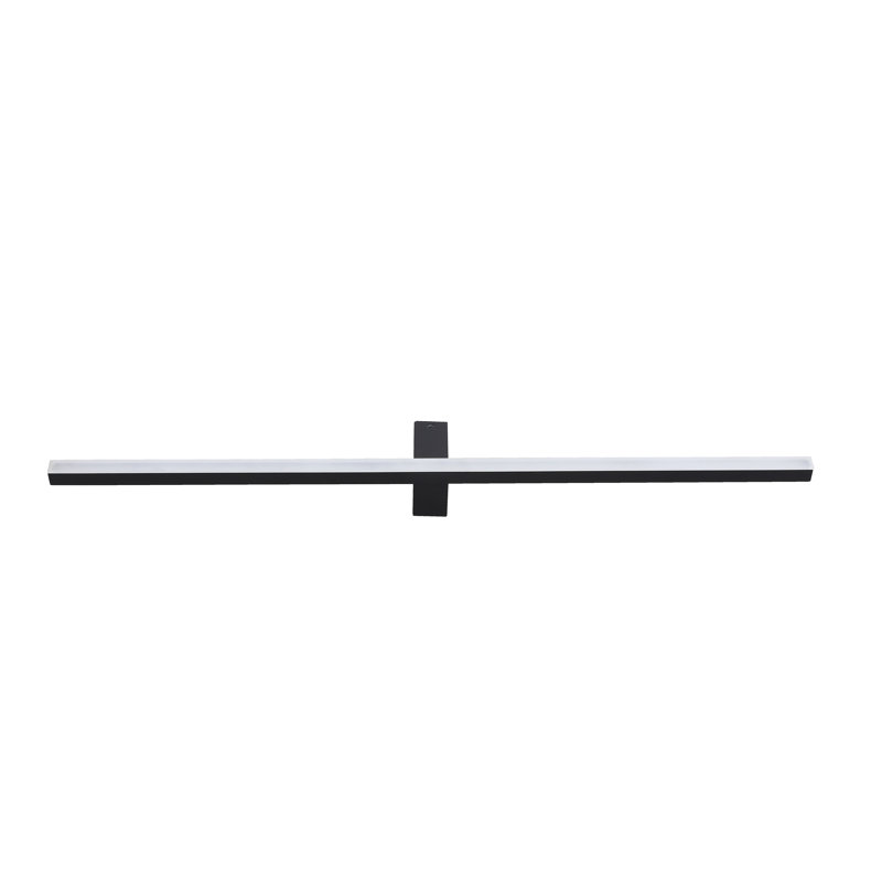 Amiayah LED Spotlight, 11 H x 90 W x 7 D cm, Black