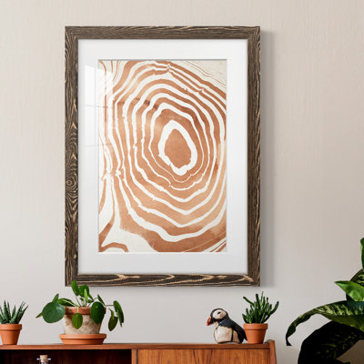 " Wood Grain Suminagashi III "