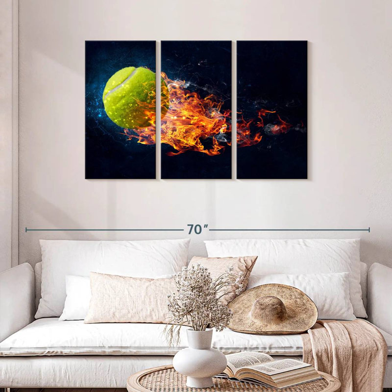 Balle de tennis Sireci Blazing, H 24 po x l 38 po