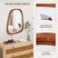Miroir asymétrique en bois manufacturé Ilan