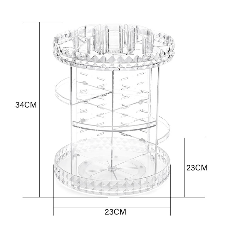 Plastic Makeup Organiser