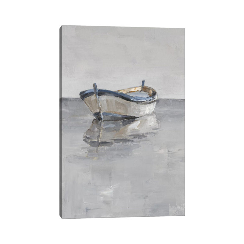 Boat On The Horizon II by Ethan Harper - Wrapped Canvas Gallery-Wrapped Canvas Giclée, 20.32 cm H x 30.48 cm W