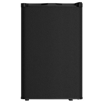 3.0 Cu.ft Steel Upright Freezer, Freestanding Mini Freezer with 7 Adjustable Temperature Control,Compact Freezer with Removable Shelves, Reversible Stainless Steel Door, Black