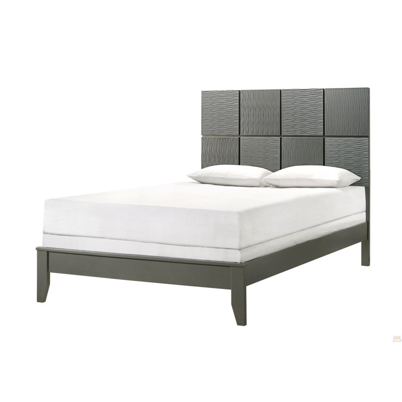 Lit double 1Pc, Lit double, Gris